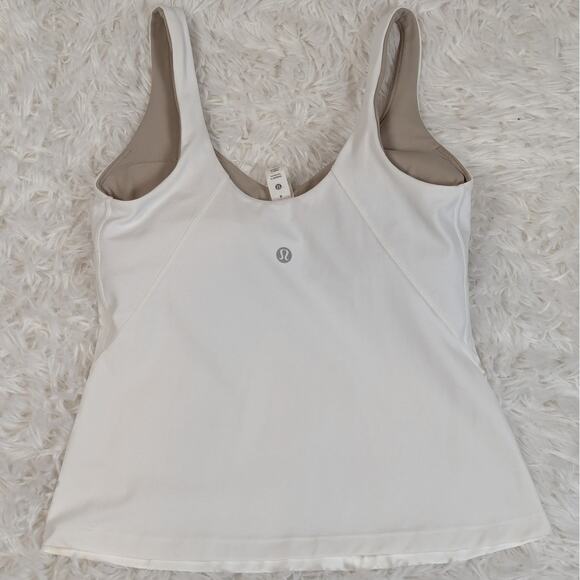 Lululemon Align Waist-Length Tank Top White Size 4 - Picture 7 of 8
